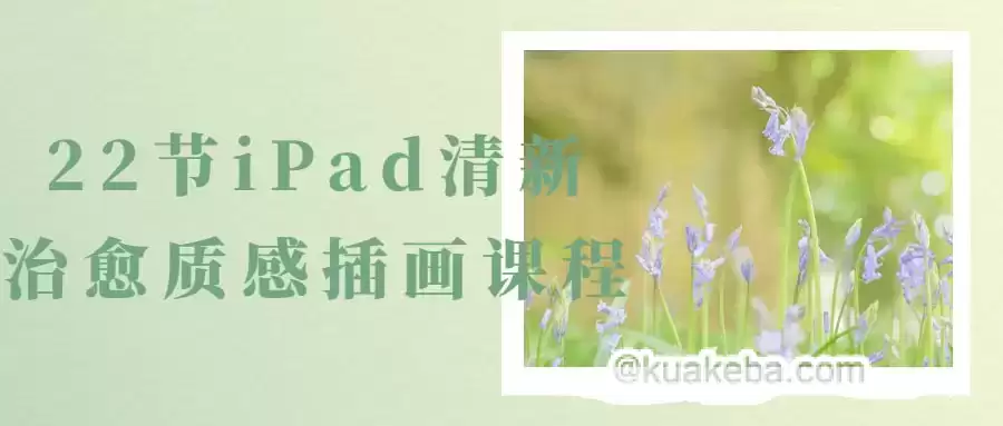 iPad清新治愈质感插画课程